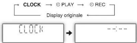 PANASONIC SCPMX4 - Regolazione dell'orologio - 1