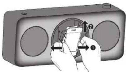 PANASONIC SCGT07E - Rimozione di un iPod/iPhone - 2