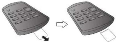 PANASONIC SCGT07E - Voorbereiden van de afstandsbediening - 1