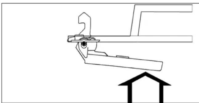 MIELE WS 5080 - Die Sicherung des Tügriffes ist ausgerastet. - 2