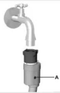 GORENJE WA 50145 - Branchement du fl exible d'alimentation en eau - 6