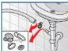 CONSTRUCTA CWF14B00NL - Flexible d'écoulement au niveau du siphon - 1