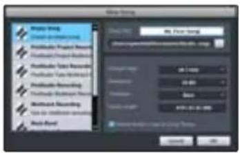 PRESONUS StudioLive 24.4.2AI - Création d'un nouveau morceau - 3