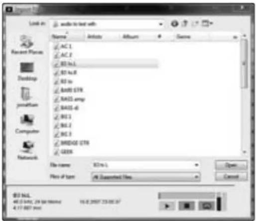 PRESONUS StudioLive 24.4.2AI - Importation de fichiers audio - 1