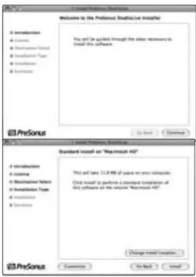 PRESONUS StudioLive 24.4.2AI - Installation sous Mac OS X - 1