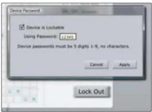 PRESONUS StudioLive 24.4.2AI - Activation du mode de verrouillage - 1
