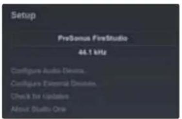 PRESONUS StudioLive 24.4.2AI - Activation du pilote audio - 1