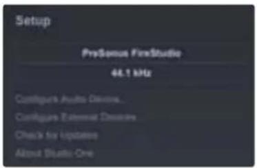 PRESONUS StudioLive 24.4.2AI - Activation du pilote audio - 2