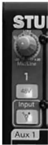 PRESONUS StudioLive 24.4.2AI - Commande de Règle le niveau de gain d'entrée. compensation de niveau - 2