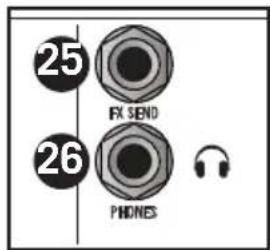 SAMSON MXP124 - TAPE IN / Entreie Bande (jacks - 2
