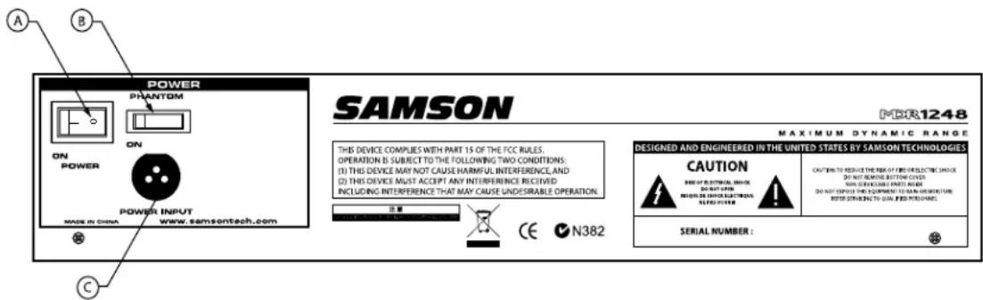 SAMSON MDR1688 - RéGLAGES DE LA FACE AVANT - suite - 1