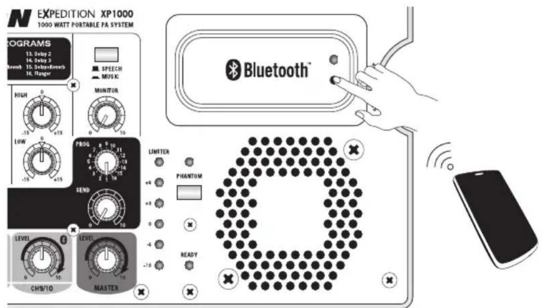 SAMSON Expedition XP1000 - Verbindung mit einem Bluetooth® Gerät - 1