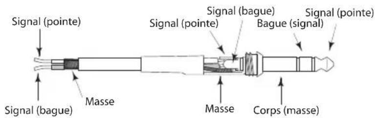 SAMSON Expedition XP150 - Jack 6,35 mm stéreo symétrique - 1
