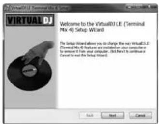 Reloop Terminal X4 - Installation Virtual DJ LE 4-Deck Reloop Edition / Windows - 1