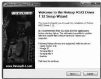 Reloop Terminal X4 - ASIO-Treiber Installation - 1