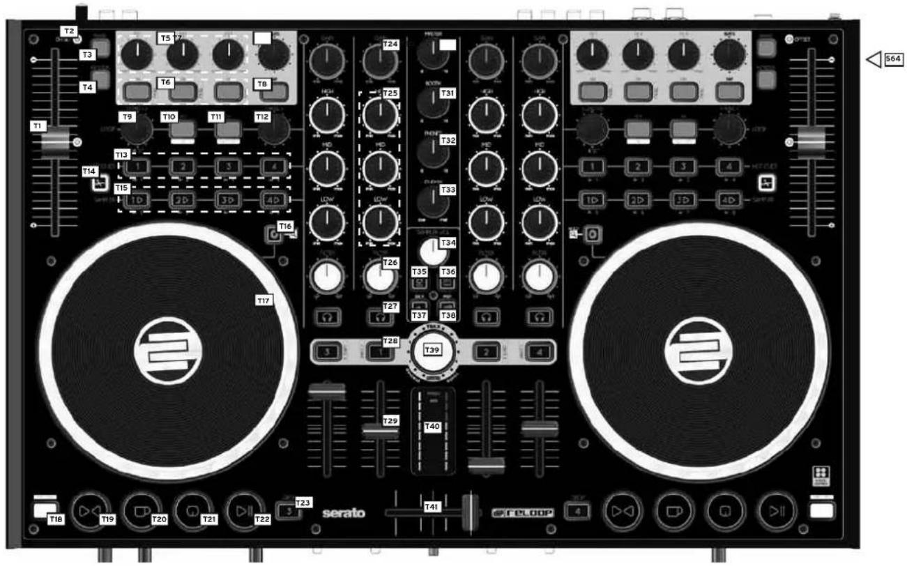 Reloop Terminal X4 - ESTRUCTURA - 1
