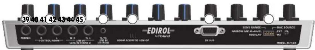 ROLAND M16DX - Panneau arrête - 1