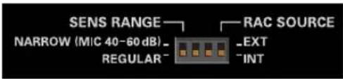 ROLAND M16DX - Réglage des commutateurs defonctions - 1