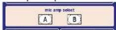 Midas DL431 - mic amp select panel - 1
