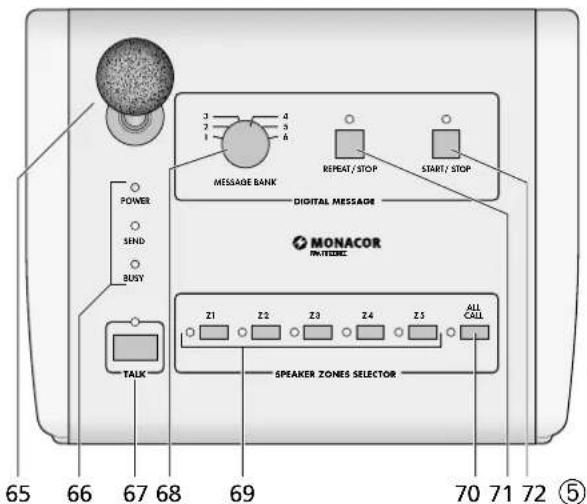 Monacor PA4000PTT - Nueva opción de prioridad de micrófono a partir del número de serie ...-03 - 8