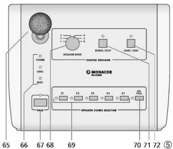 Monacor PA1120RC - Nueva.option de prioridad de microfono a partir del numero de série ...-03 - 8