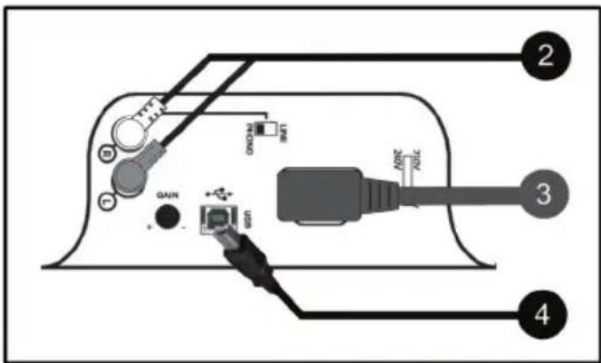 NUMARK TTXUSB - Collegamenti - 2