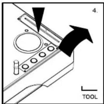 NUMARK TTXUSB - Interchanging the Pitch Fader and Button Cartridges - 1