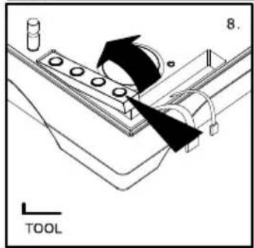 NUMARK TTXUSB - Interchanging the Pitch Fader and Button Cartridges - 4