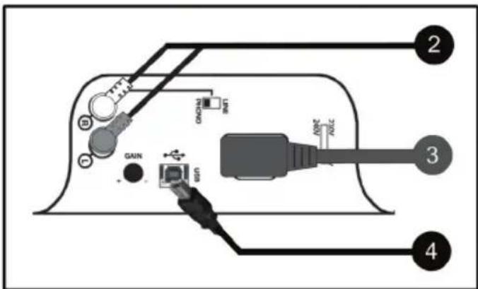 NUMARK TTXUSB - VOR GEBRAUCH DIESES PRODUKTES BITTE DAS HEFT MIT DEN SICHERHEITSHINWEISEN LESEN - 5
