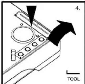 NUMARK TTXUSB - Changer l'atténuateur de la hauteur tonale et les boutons de réglage - 1