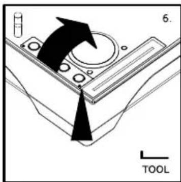NUMARK TTXUSB - Interchanging the Pitch Fader and Button Cartridges - 2