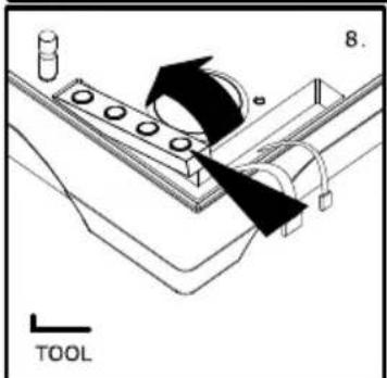 NUMARK TTXUSB - Positionswechsel des Tonhöhen-Faders und der Tastensteuerung - 4