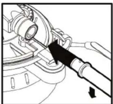 NUMARK TTXUSB - Bague de verrouillage du bras de lecture : - 2