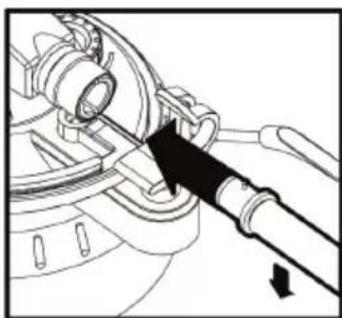 NUMARK TTXUSB - Tuerca de fijación del brazo: - 2