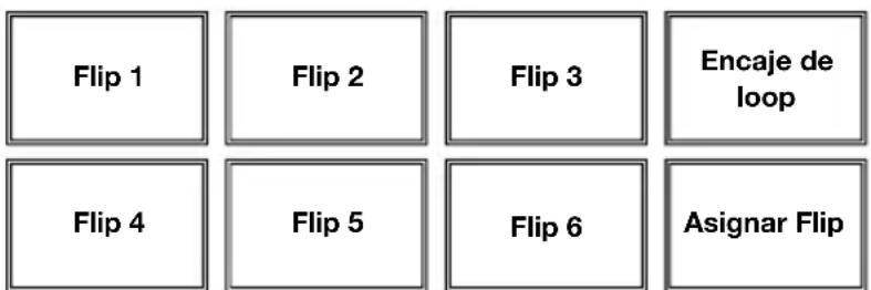 NUMARK NV - Controles de flip - 1
