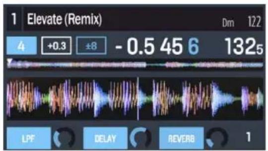 NUMARK NV - Display - 2