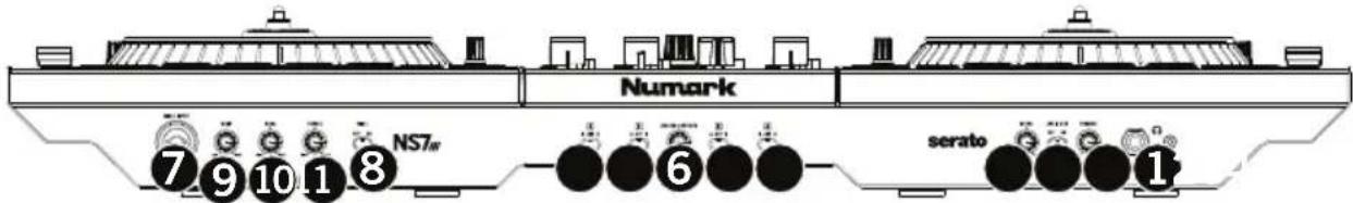 NUMARK NS7 3 - Front Panel - 1