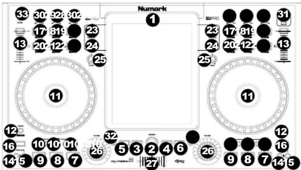NUMARK IDJ PRO - OBERSEITE - 1