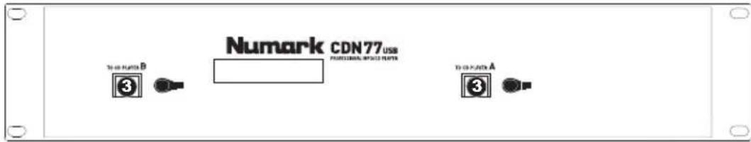 NUMARK CDN77 USB - CHARACTERISTICAS DEL PANEL TRASERO - 1