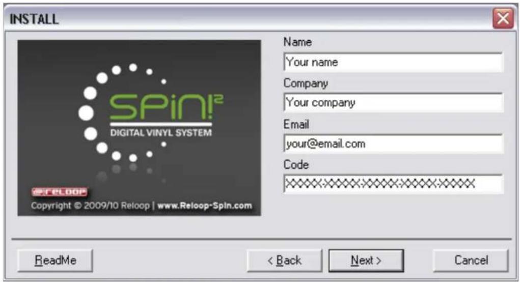 Reloop Spin!2+ - INSTALLATION DU LOGICIEL SPIN! 2 - 3