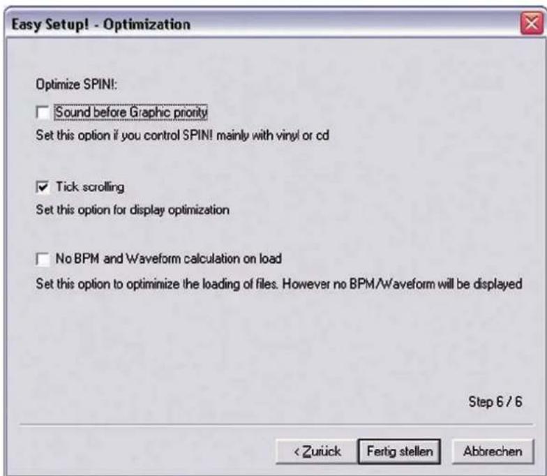 Reloop Spin!2 - Bei erfolgreichem Setup werden Ihre Einstellungen bestätigt. - 1