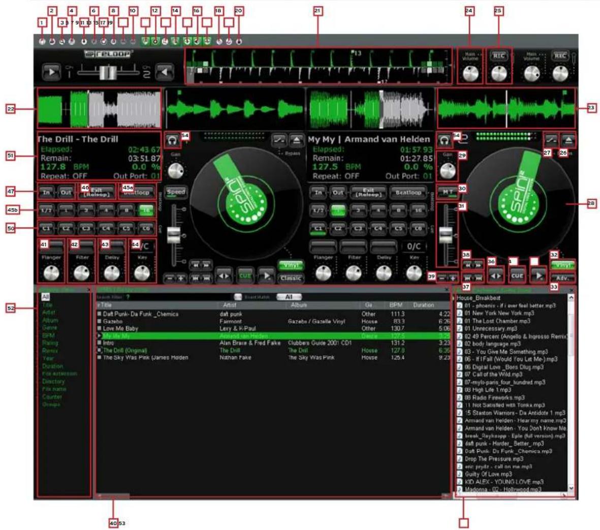 Reloop Spin!2 - c) Activating the Timecode Mode - 2