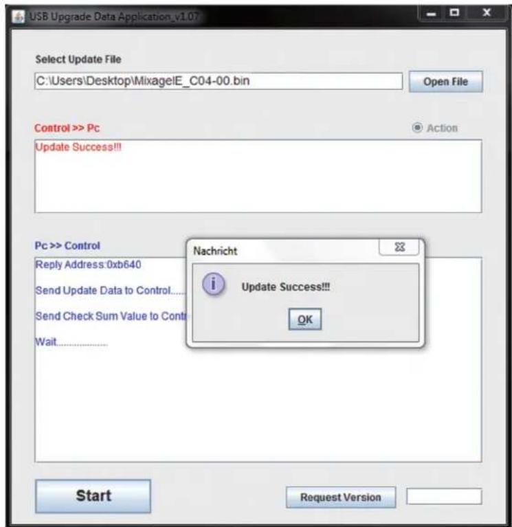 Reloop Mixage Interface Edition MK2 - Die neue Firmware wird nun an das Gerät übertragen. - 1