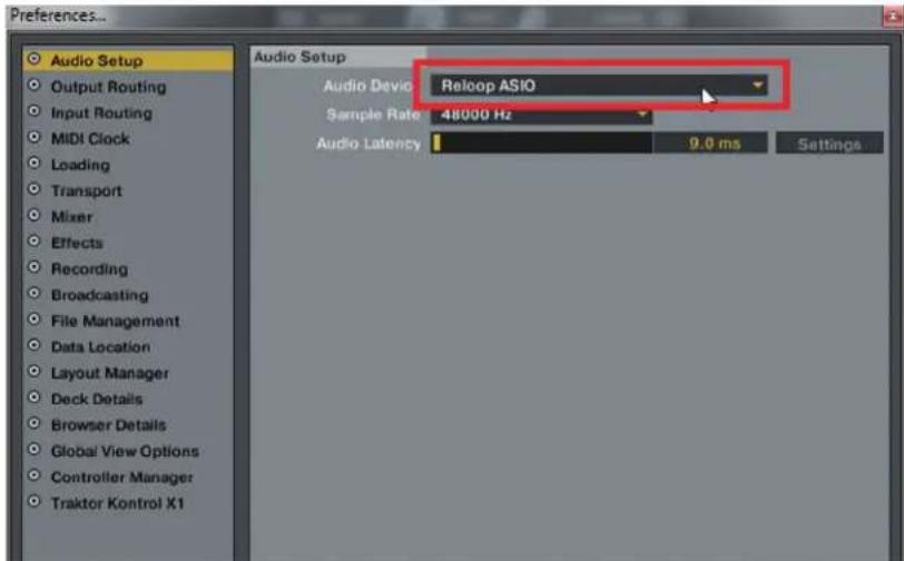 Reloop Mixage Interface Edition MK2 - CONFIGURATION AUDIO - 1