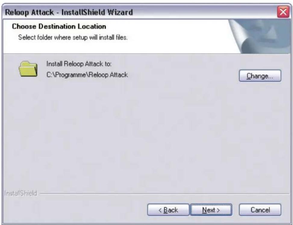 Reloop Digital Jockey Controller edition - d) Chemin d'installation - 1