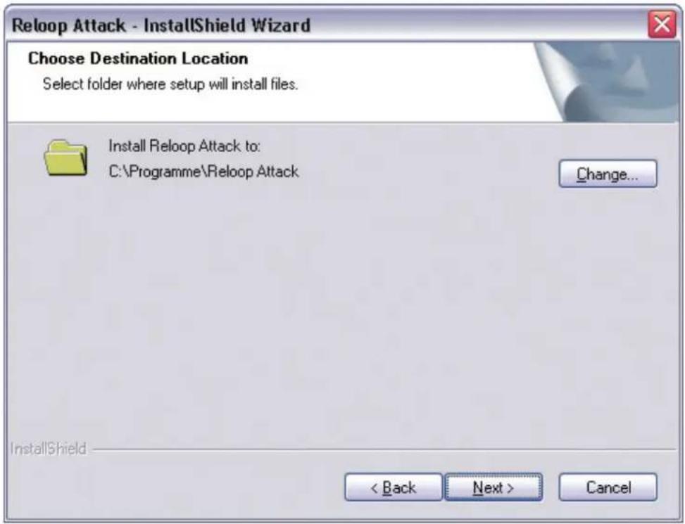 Reloop Digital Jockey Controller edition - d) Installationspfad - 1