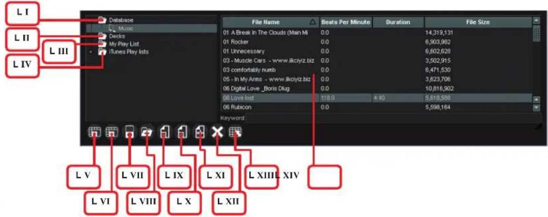 Reloop Digital Jockey Controller edition - 3.1.Library - 1