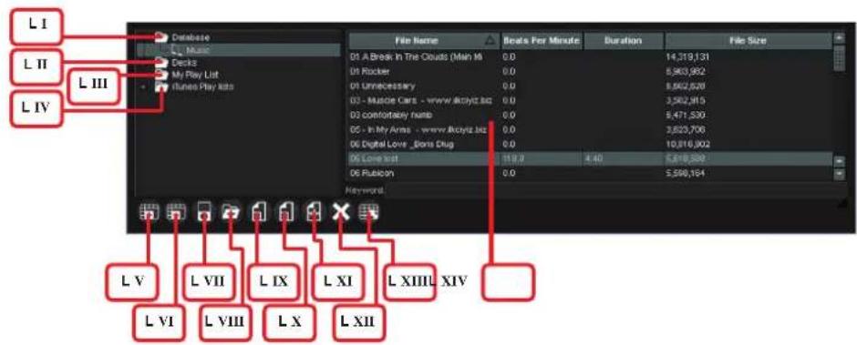 Reloop Digital Jockey Controller edition - 3.1.Library - 1