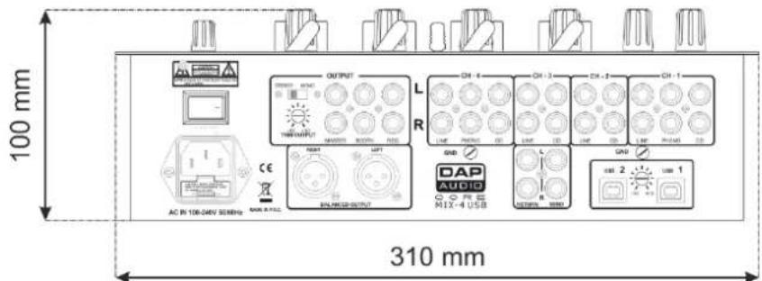 DAP-Audio Core Mix4 USB - Caracteristiques du produit - 2