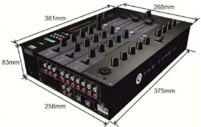 DAP-Audio Core Mix3 USB - Caractéristiques du produit - 1